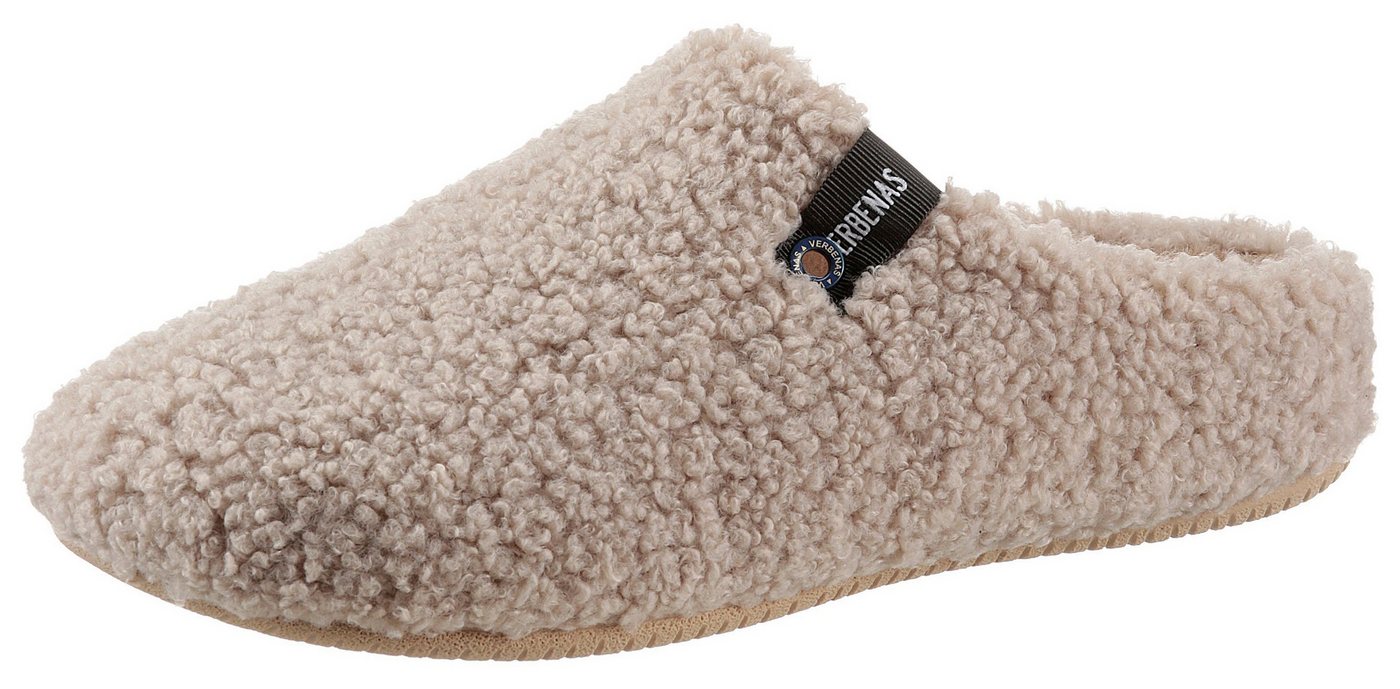 Verbenas YORK GALES Pantoffel Pantoffel, Hausschuh, Homeslipper zum Schlupfen (beige)