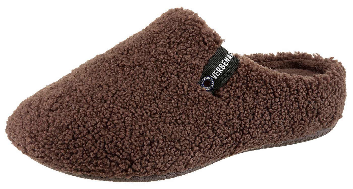 Verbenas YORK GALES Pantoffel Pantoffel, Hausschuh, Homeslipper zum Schlupfen (braun)
