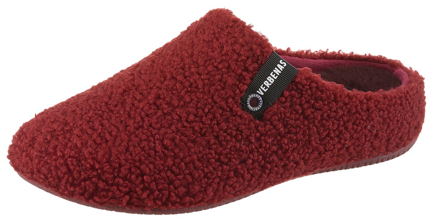 Verbenas YORK GALES Pantoffel Pantoffel, Hausschuh, Homeslipper zum Schlupfen (rot)