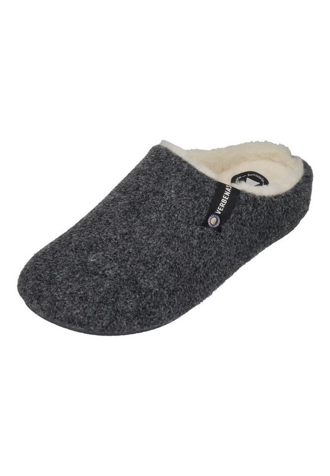 Verbenas YORK PICOS PET Hausschuh Antracita