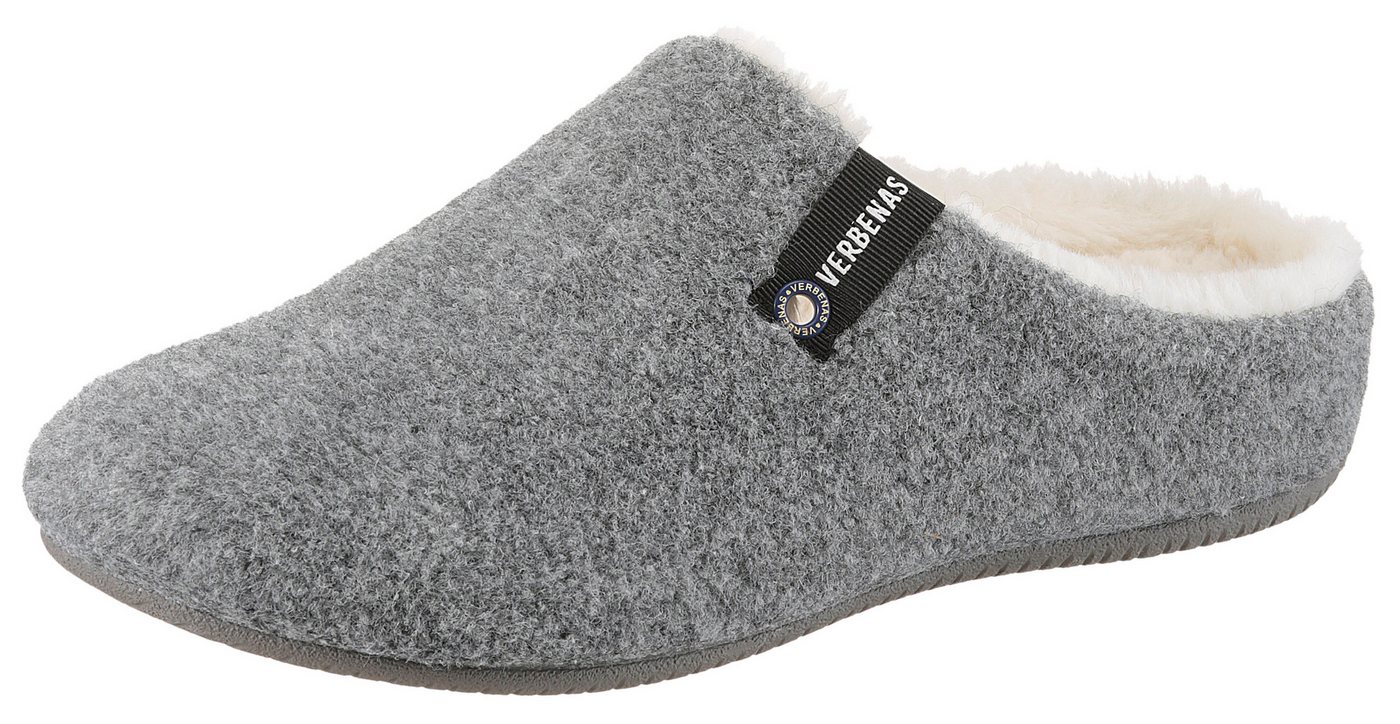 Verbenas York Picos Pet Pantoffel Homeslipper, Clog, Hausschuh mit wärmender Innenausstattung (grau)
