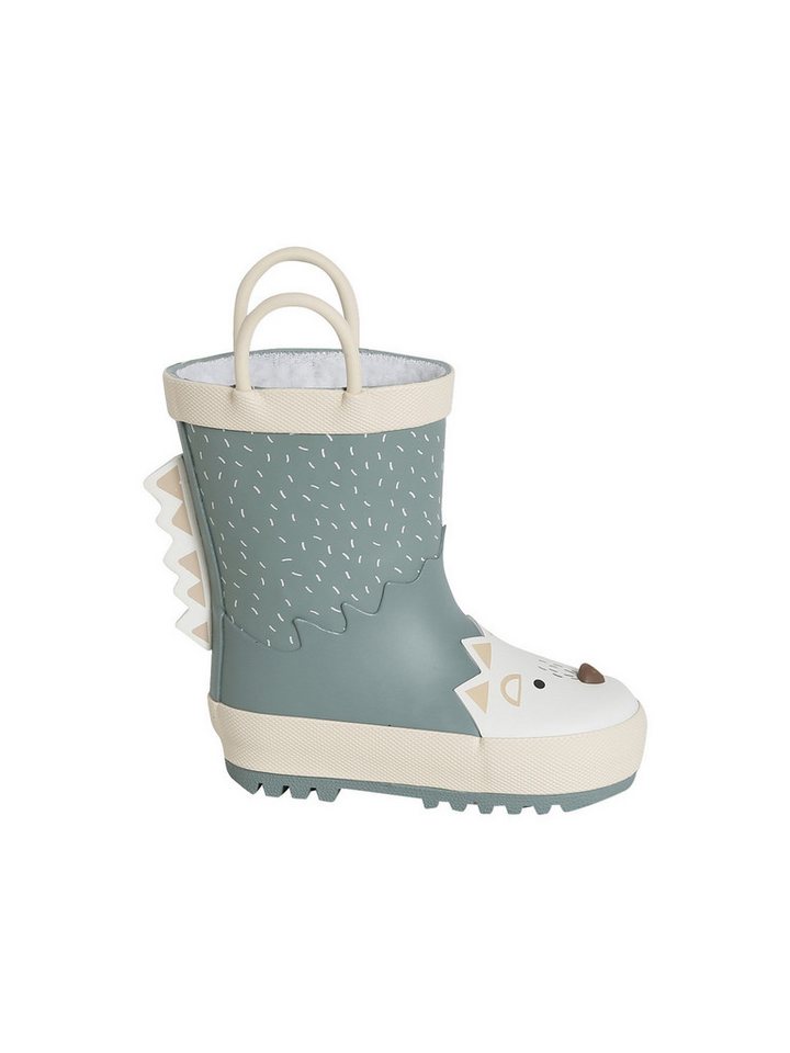 vertbaudet Baby Gummistiefel mit Anziehtrick Gummistiefel Anziehtrick (blau/grün)