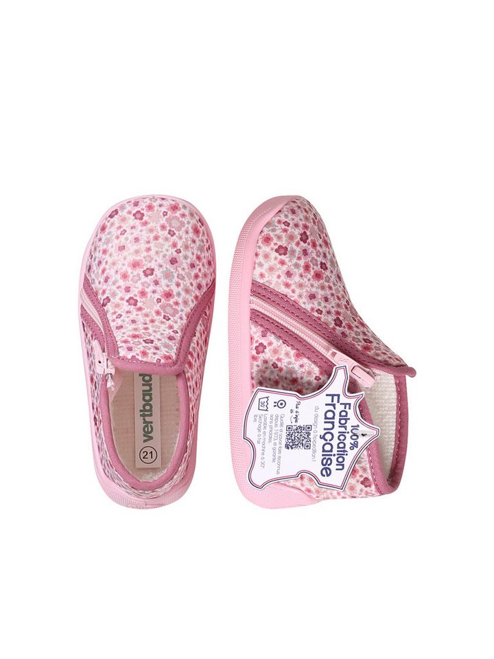 vertbaudet Baby Hausschuhe mit Reißverschluss Hausschuh