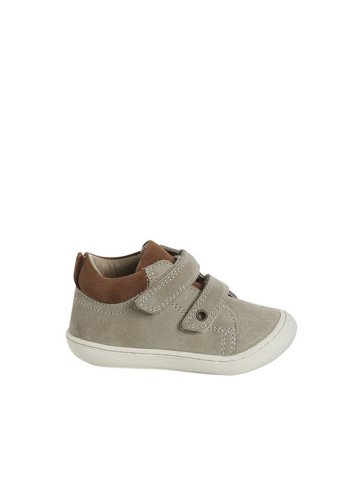 vertbaudet Baby Lauflernschuhe mit Klett aus weichem Leder Lauflernschuh (beige)