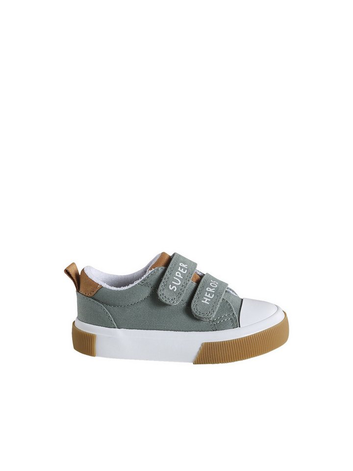 vertbaudet Baby Stoffsneakers mit Klettriemchen Babystiefel
