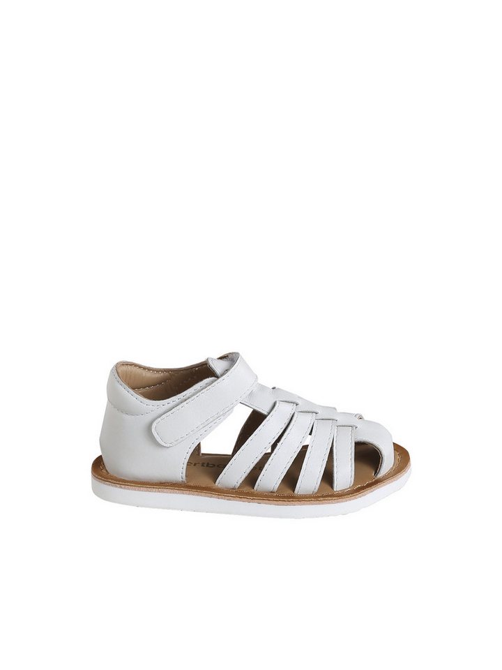 vertbaudet Geschlossene Baby Klett-Sandalen aus Leder Sandale