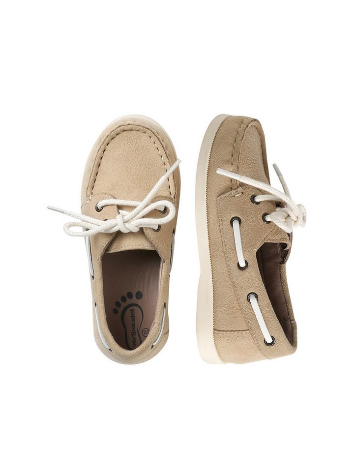 vertbaudet Jungen Bootsschuhe aus Leder Klettschuh