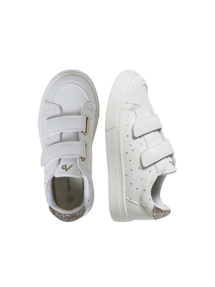 vertbaudet Kinder Sneakers mit Gold-Details Sneaker