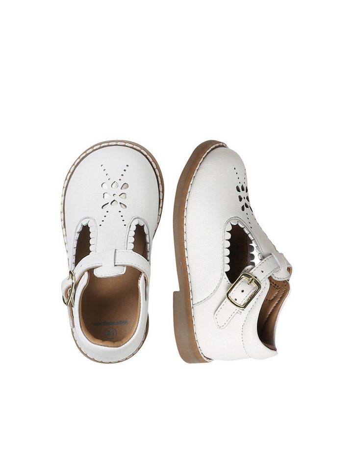 vertbaudet Lauflern-Spangenschuhe aus Leder Baby Ballerina