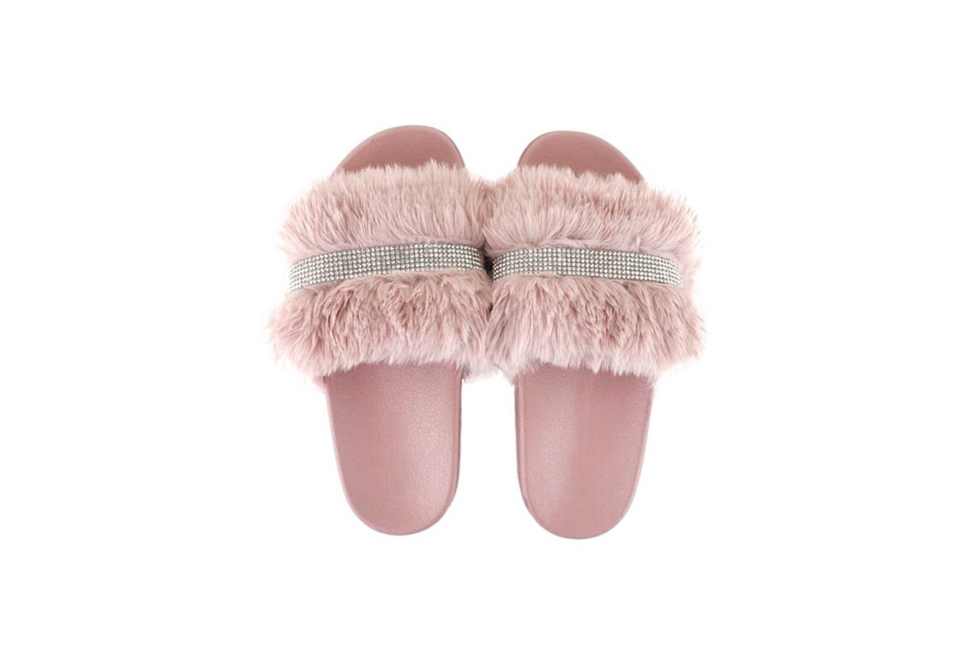 VewoTex Damen Hausschuhe mit Fell » Damenschuhe mit Kunstfell Hausschuh (1 Paar, 2-tlg., Kein Set) Schlappen & Garten Schuhe » Pantoffeln mit Kunstpelz