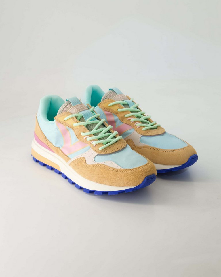 Victoria Luna Sneaker Obermaterial: Leder und Textil (orange)