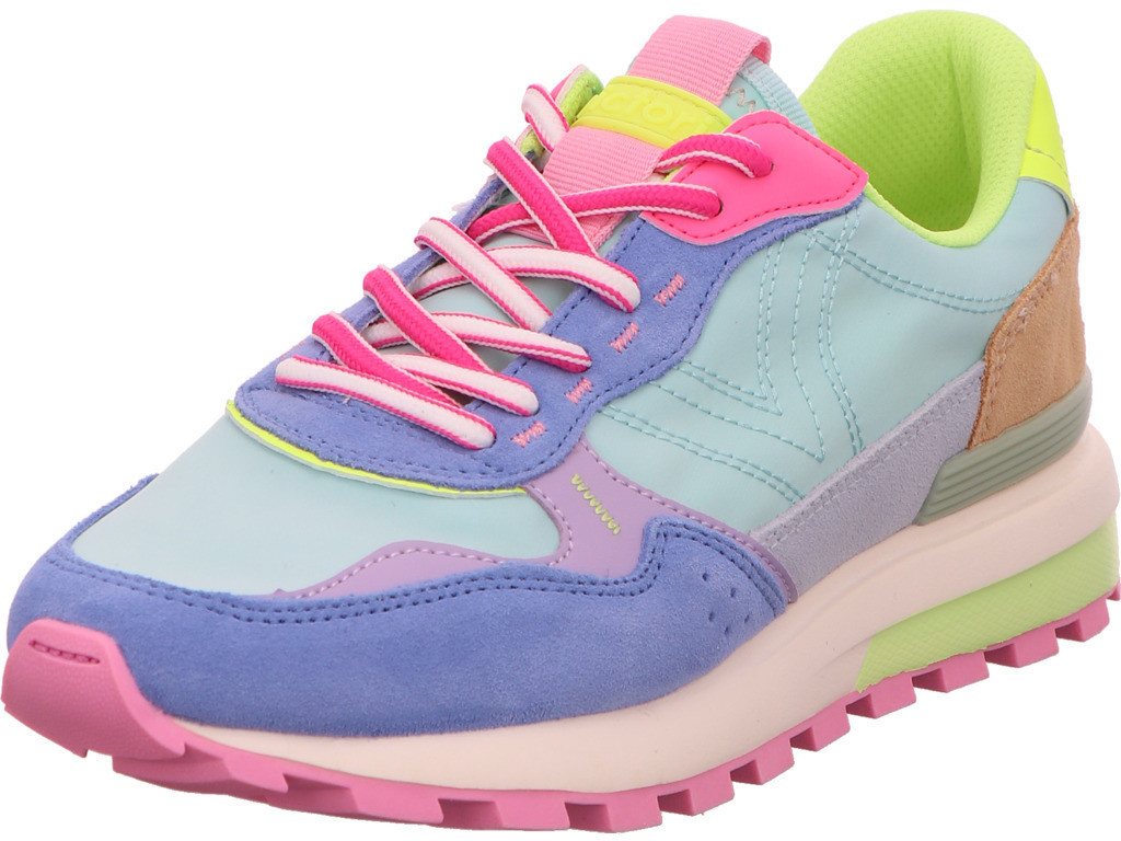 Victoria Luna nylon & Serraje Schnürschuh