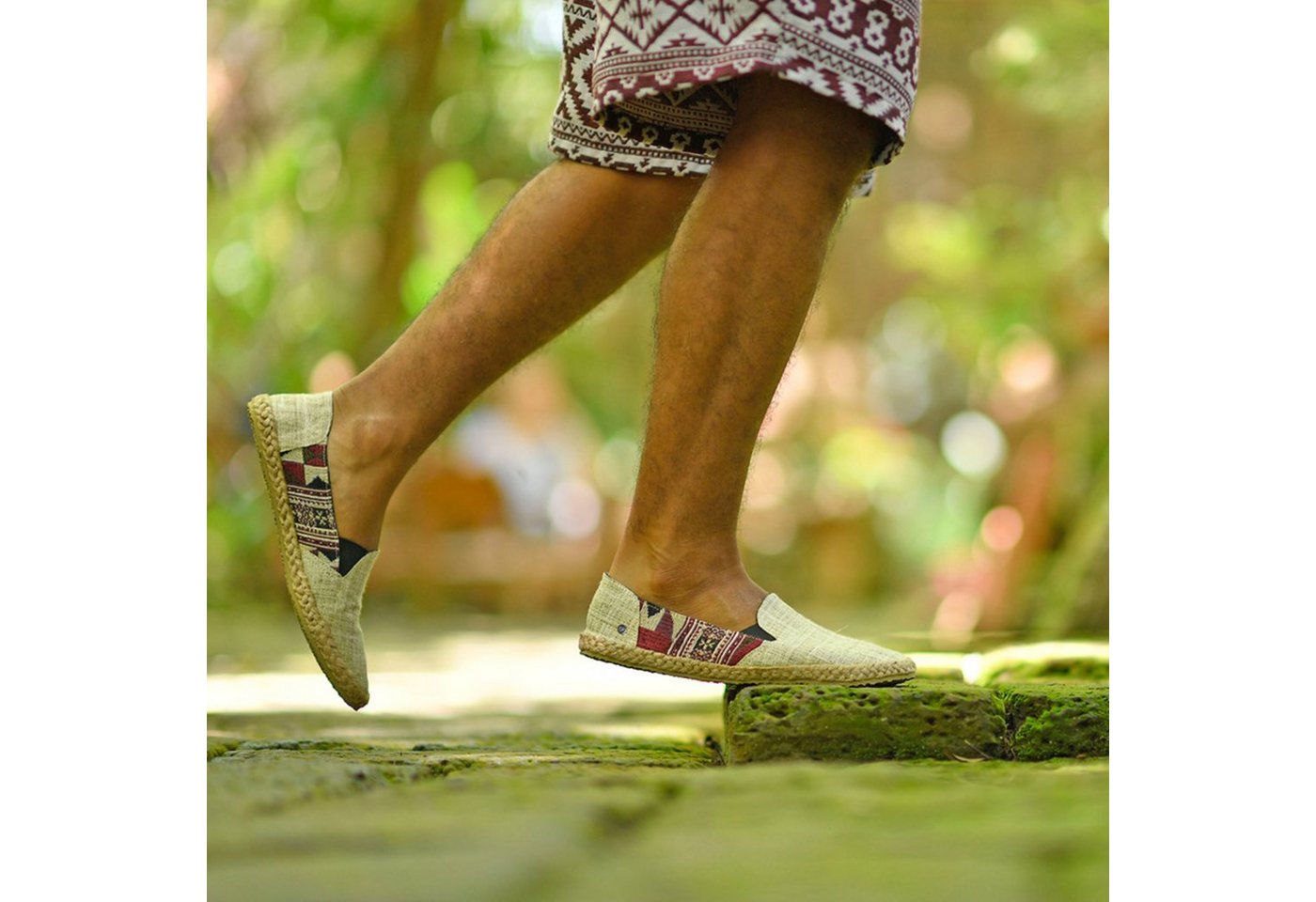 virblatt Espadrilles Herren & Damen, Hanf, Sommerschuhe Herren Espandrillos Espadrille Hanf