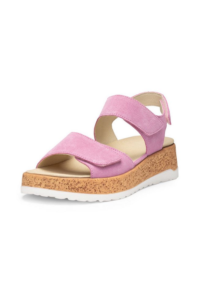 vitaform Damen Sandaletten Veloursleder Sandalette (bubblegum)