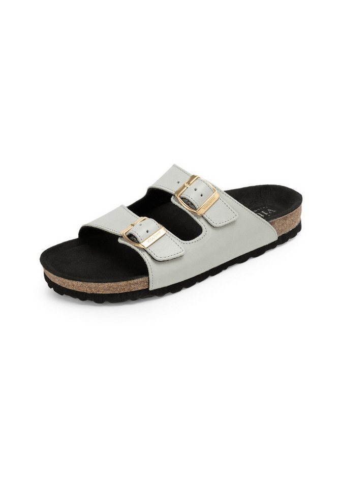 vitaform Damen Pantoletten Softnappaleder Pantolette