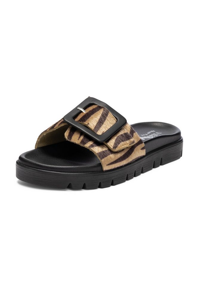 vitaform Damen Pantoletten Textil Pantolette