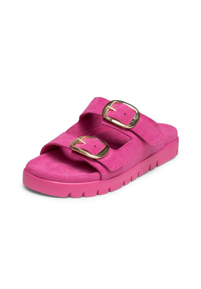 vitaform Damenschuhe Pantolette Veloursleder Pantolette (rosa)