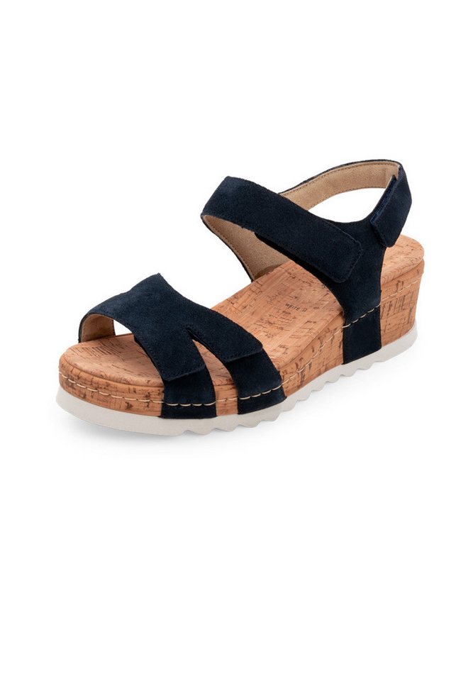vitaform Damenschuhe Sandalette Veloursleder Sandalette (rosa)