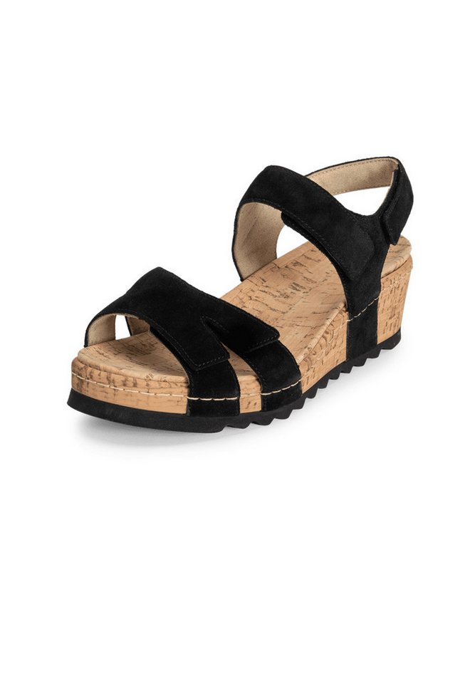 vitaform Damenschuhe Sandalette Veloursleder Sandalette