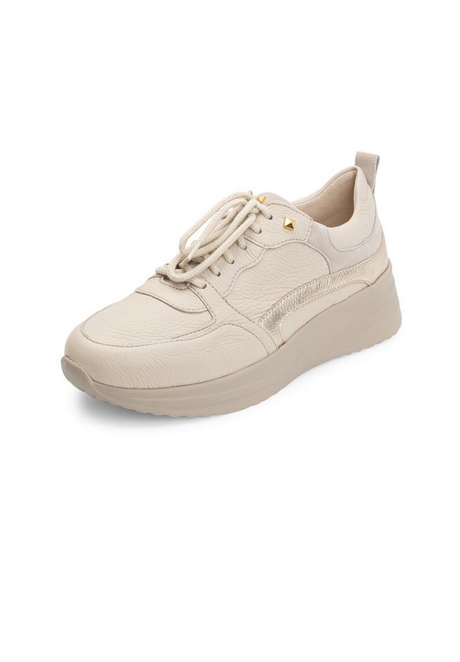 vitaform Damenschuhe Sneaker Hirschleder Sneaker (beige/braun)