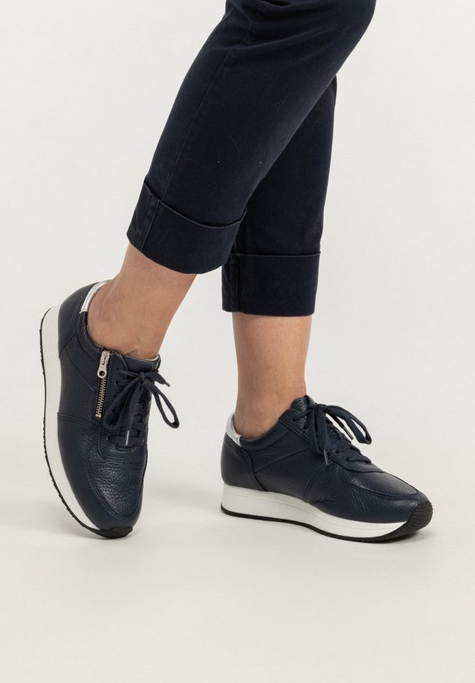 vitaform Damenschuhe Sneaker Hirschleder Sneaker (blau)