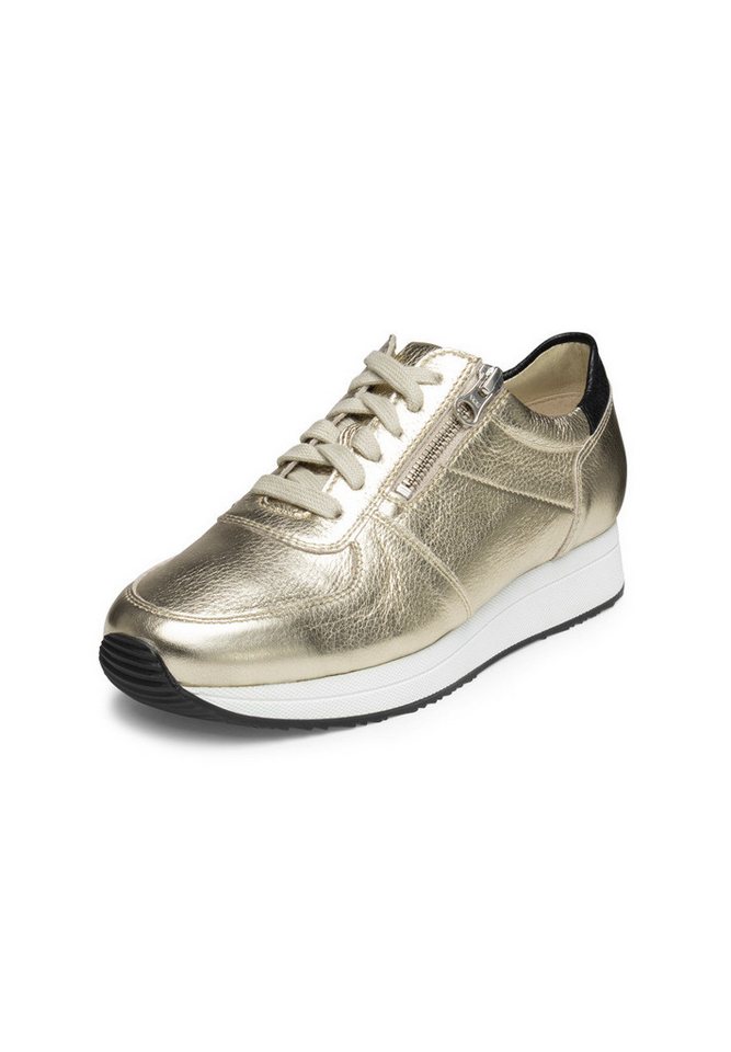 vitaform Damenschuhe Sneaker Hirschleder Sneaker (gold)