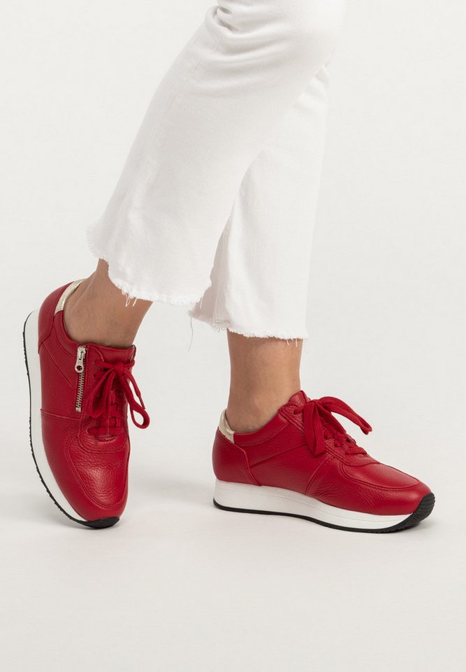 vitaform Damenschuhe Sneaker Hirschleder Sneaker (rot)