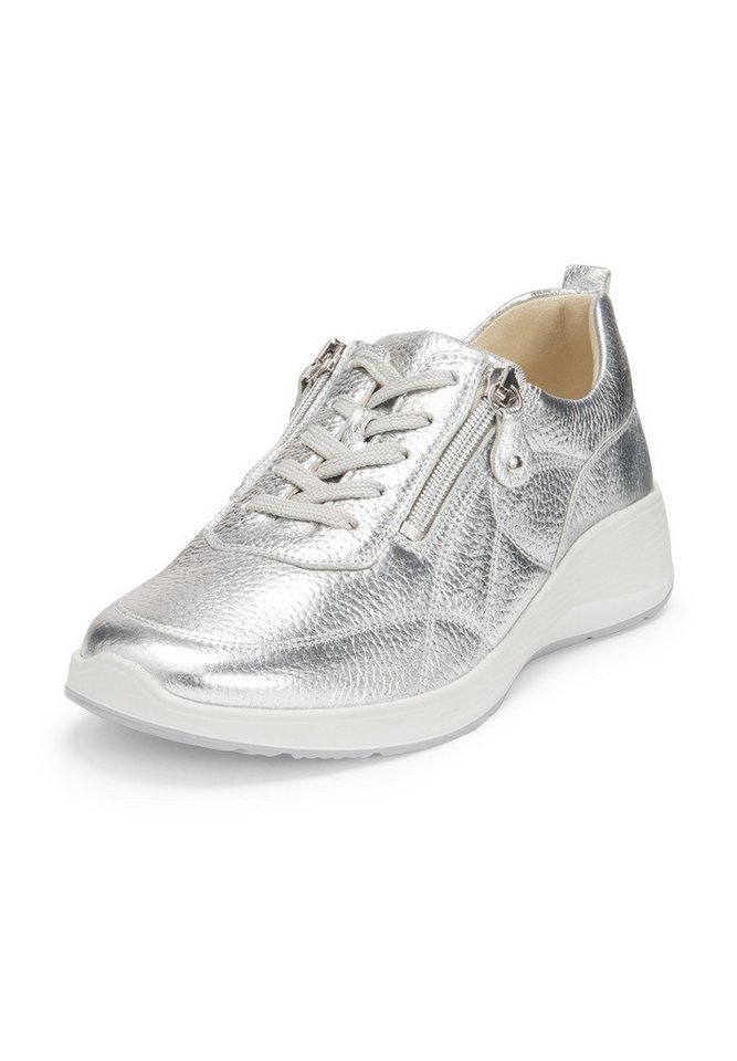 vitaform Damenschuhe Sneaker Hirschleder Sneaker (silber)