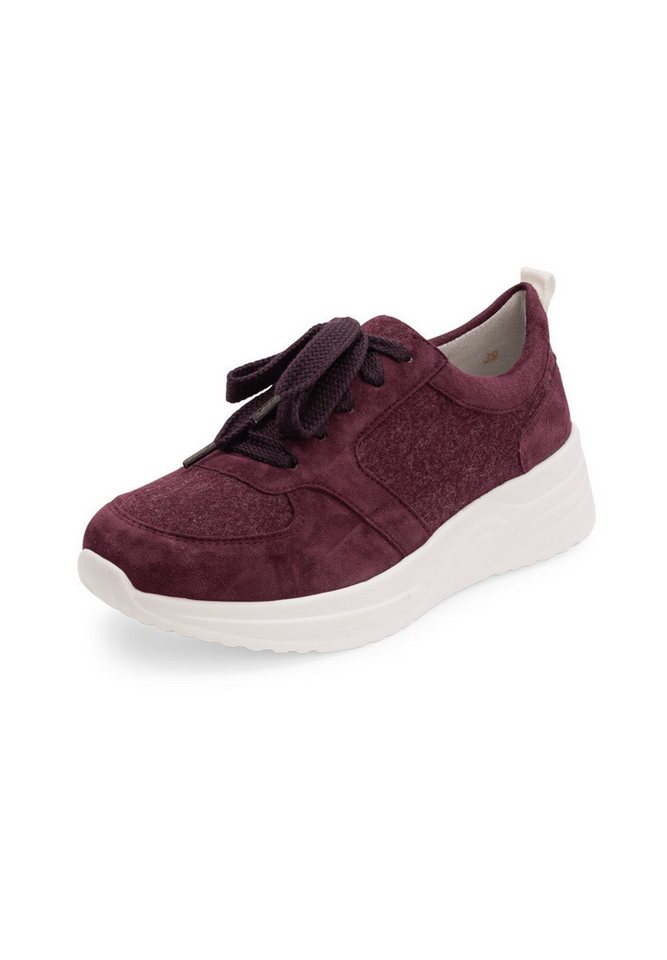 vitaform Damenschuhe Sneaker Leder/Textil Sneaker (aubergine)