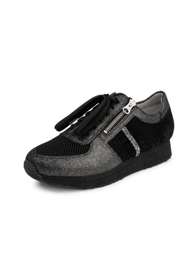vitaform Damenschuhe Sneaker Leder/Textil Sneaker (schwarz)