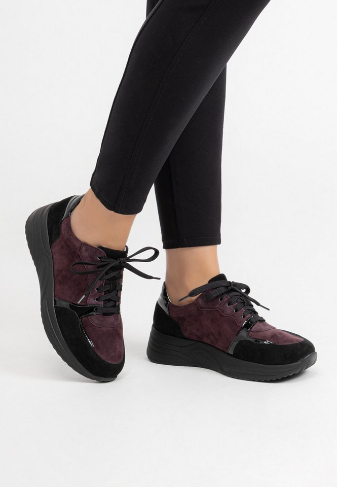 vitaform Damenschuhe Sneaker Samtziege Sneaker (aubergine)