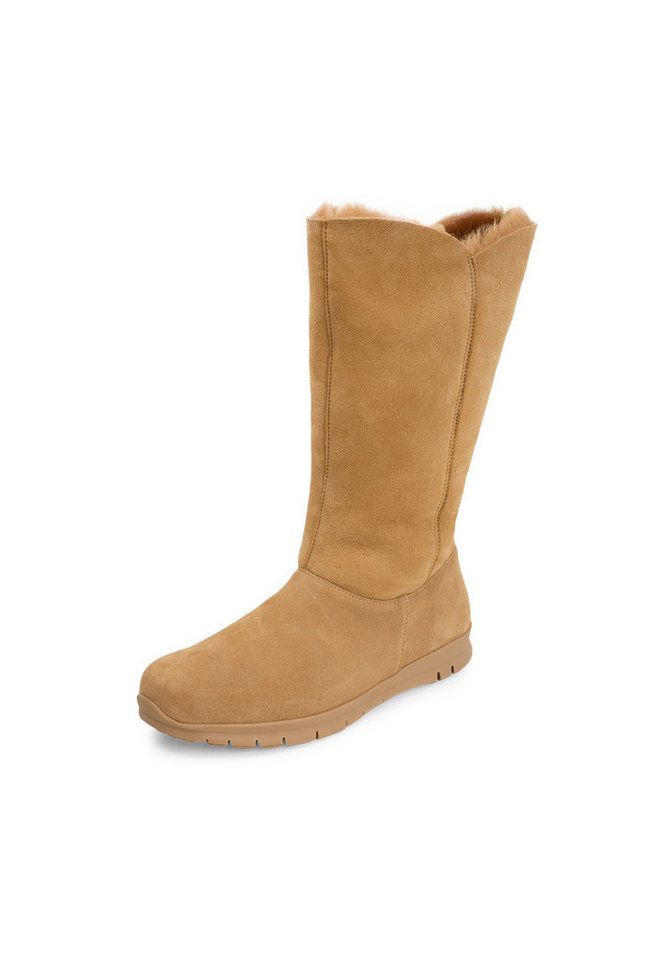 vitaform Damenschuhe Stiefel Veloursleder Stiefel