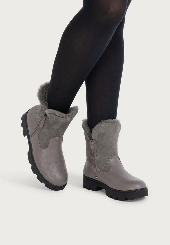 vitaform Damenschuhe Stiefelette Hirsch Doubleface Stiefelette