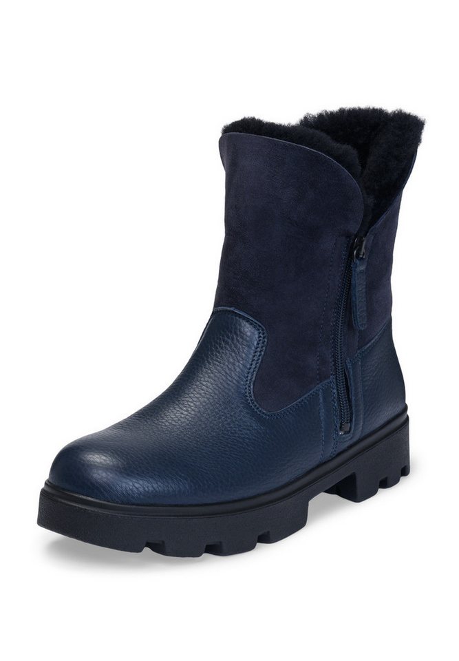vitaform Damenschuhe Stiefelette Hirsch Doubleface Stiefelette (blau)