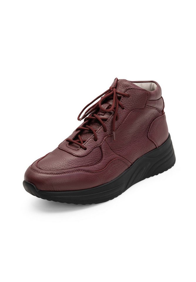 vitaform Damenschuhe Stiefelette Hirschleder Stiefelette (aubergine)