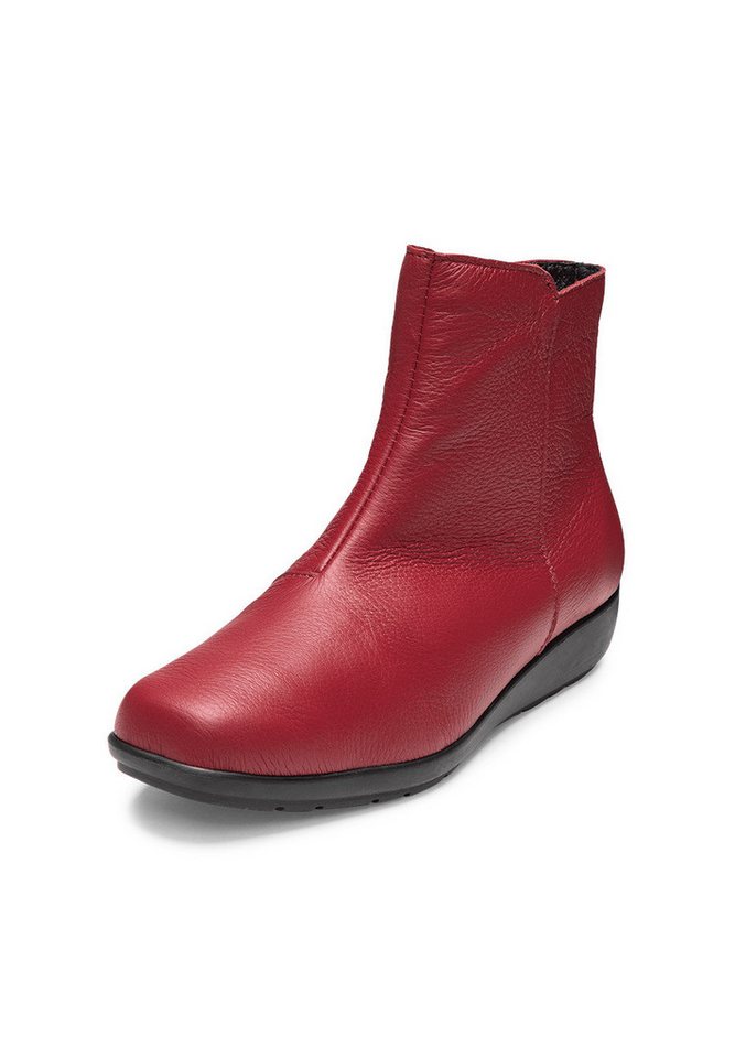 vitaform Damenschuhe Stiefelette Hirschleder Stiefelette (rot)