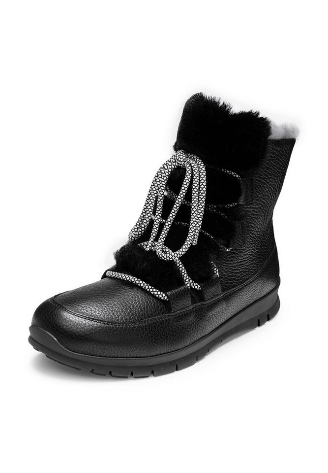 vitaform Damenschuhe Stiefelette Hirschleder Stiefelette (schwarz)