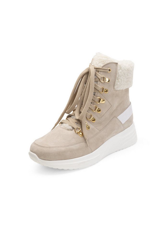 vitaform Damenschuhe Stiefelette Samtziege Stiefelette