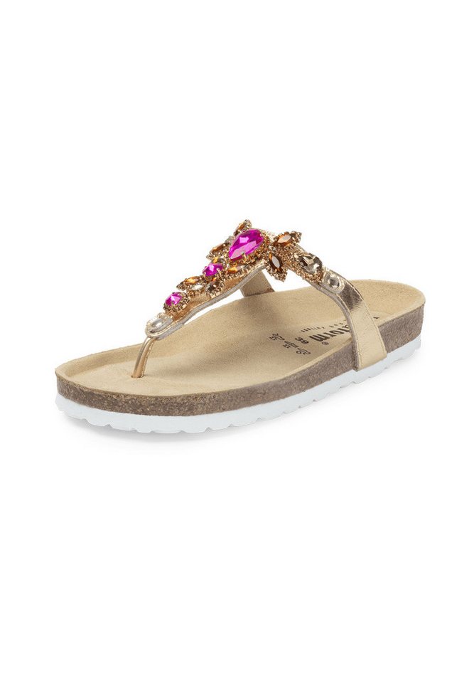 vitaform Damenschuhe Zehensteg Nappaleder Zehentrenner