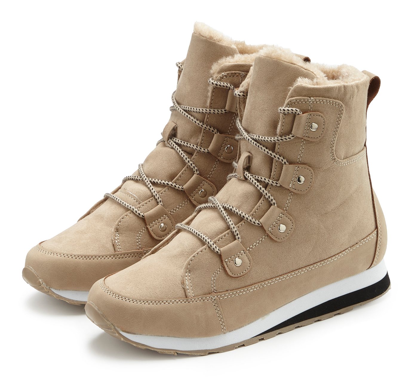 Vivance Stiefelette mit Warmfutter, Winterstiefel, Stiefel, Boots VEGAN