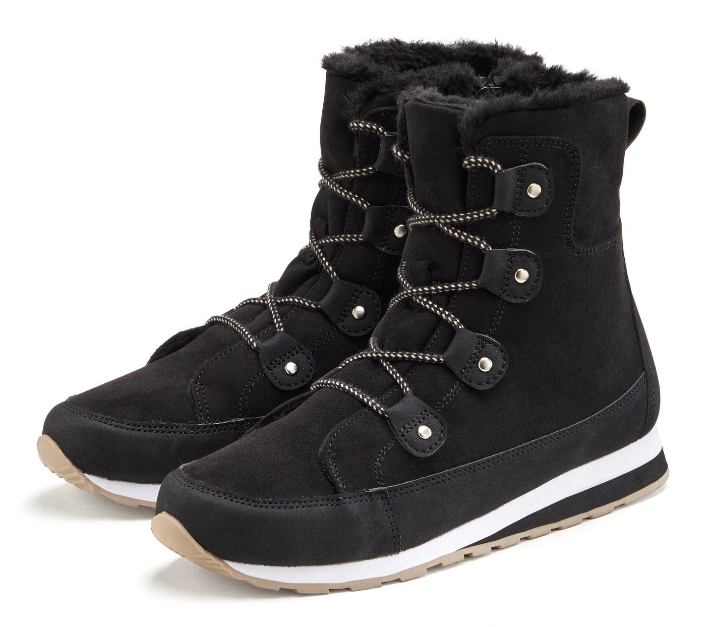 Vivance Stiefelette mit Warmfutter, Winterstiefel, Stiefel, Boots VEGAN