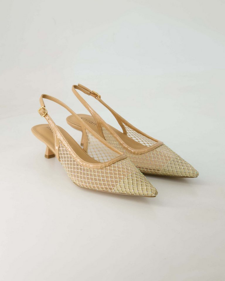 Vivian Ray 800712-935 Slingpumps Obermaterial: Textil und Sonstiges Material