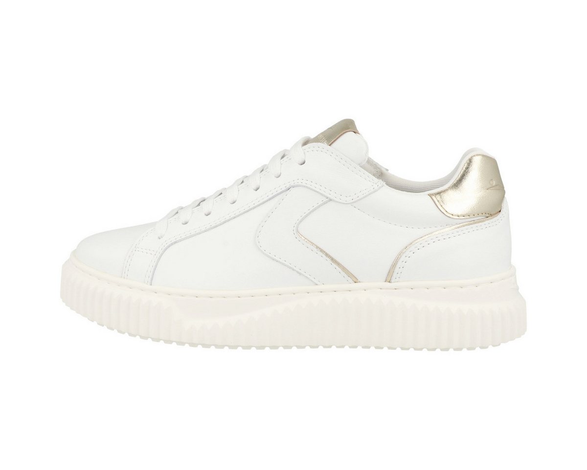 Voile blanche LIPARI Damen Sneaker Turnschuhe, Sportschuhe, Freizeitschuhe, Halbschuhe, Schnürschuhe (weiß)