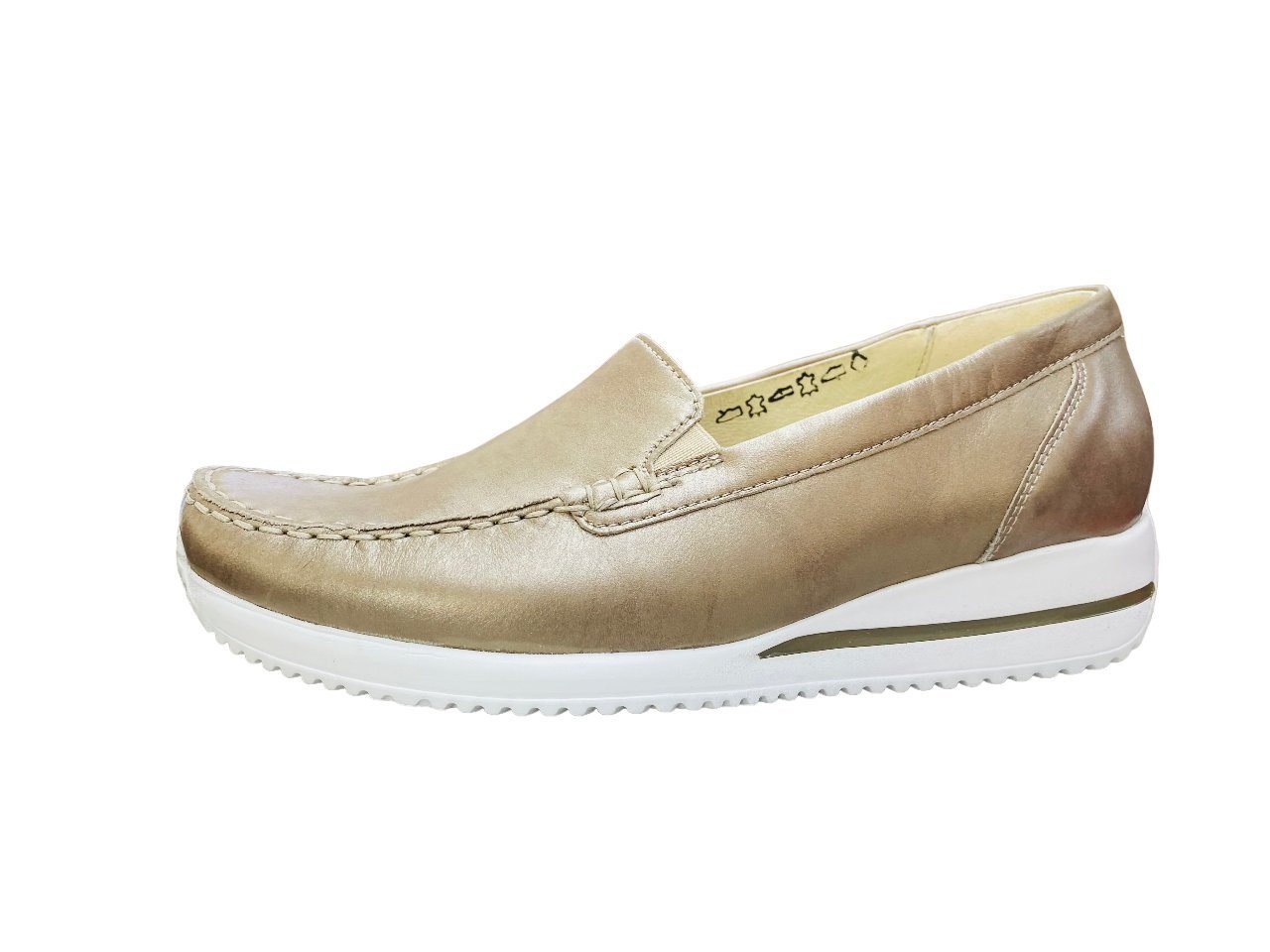 Waldläufer Damen Mokassin Himona 980502-120-239 fango braun Mokassin