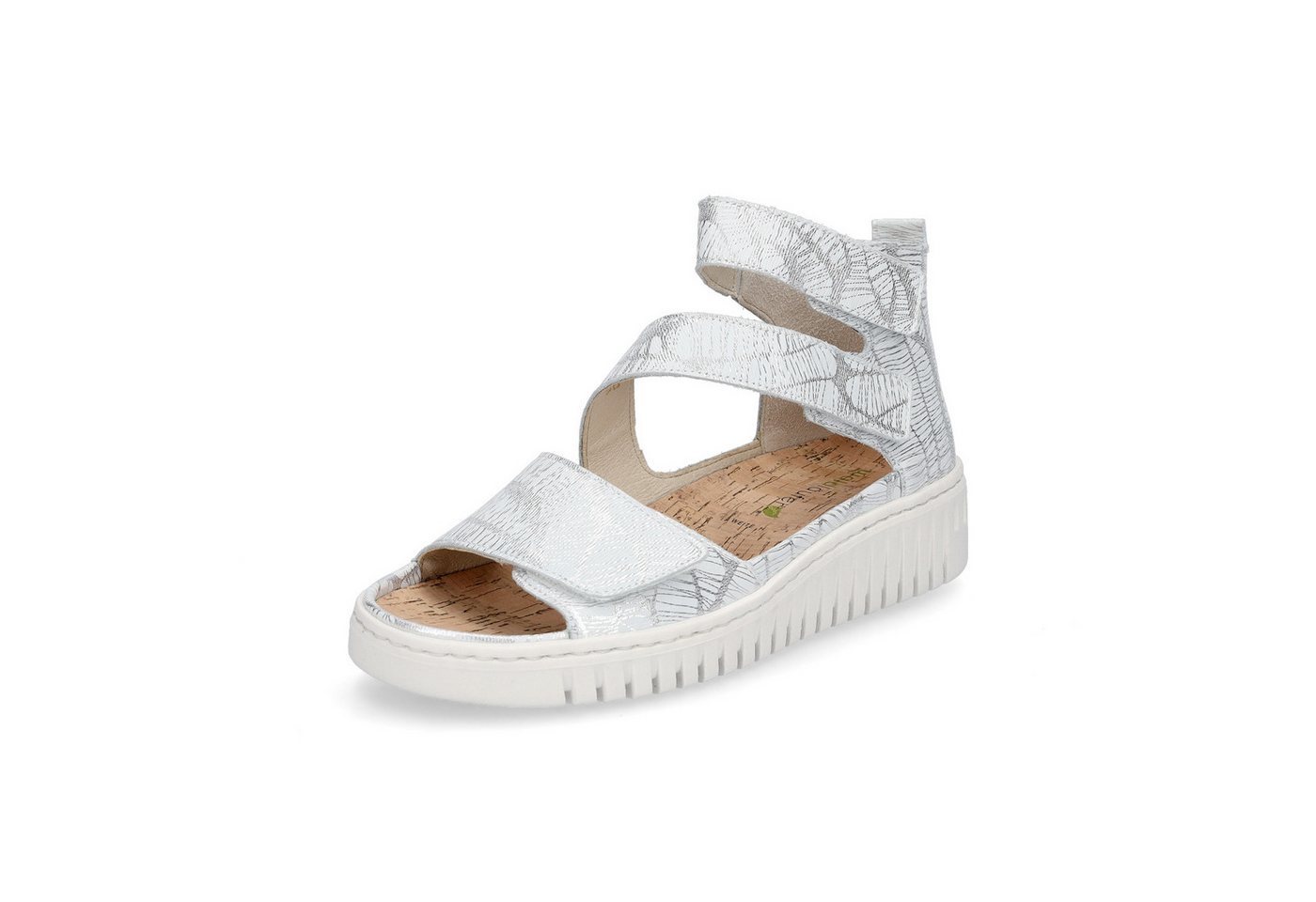 Waldläufer Damen Sandale Willow weiß silber Sandale