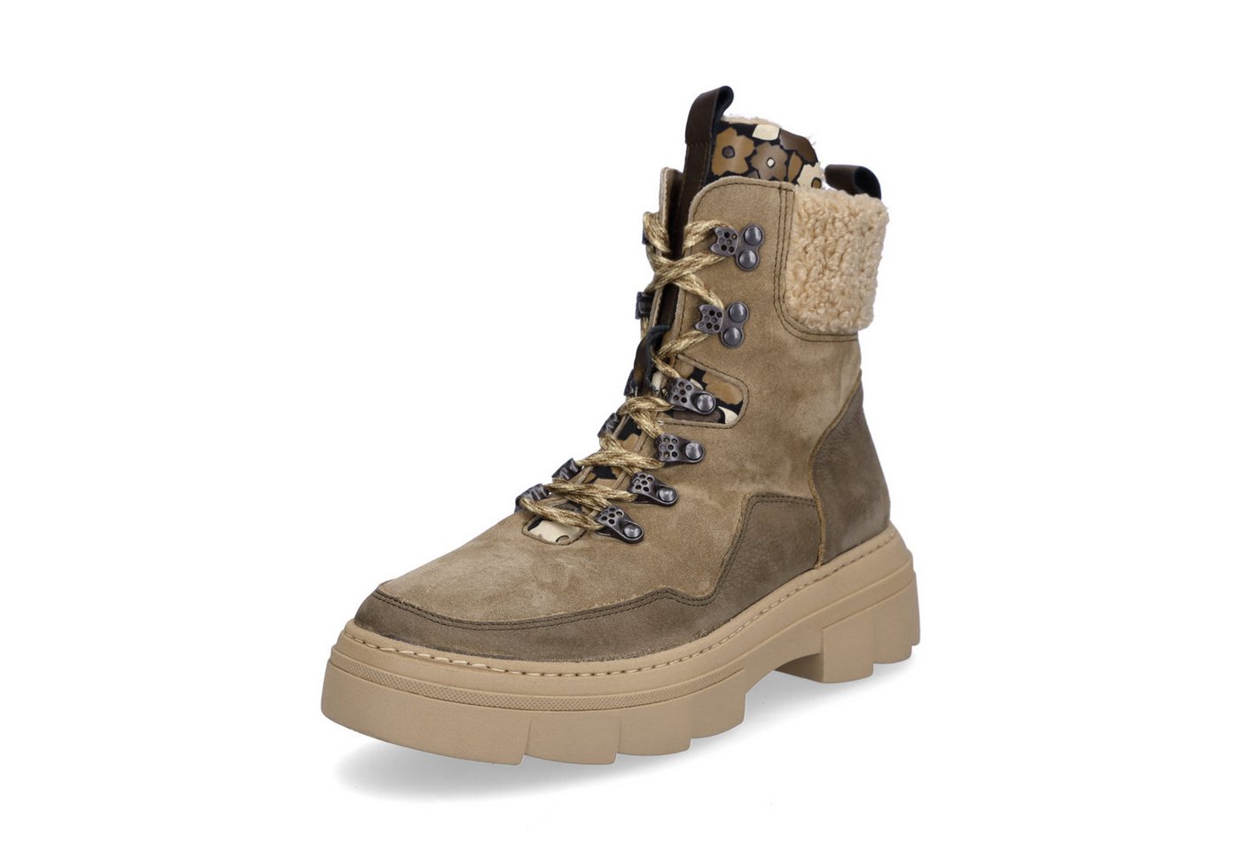Waldläufer Damen Schnürboot Saiga taupe Schnürboots