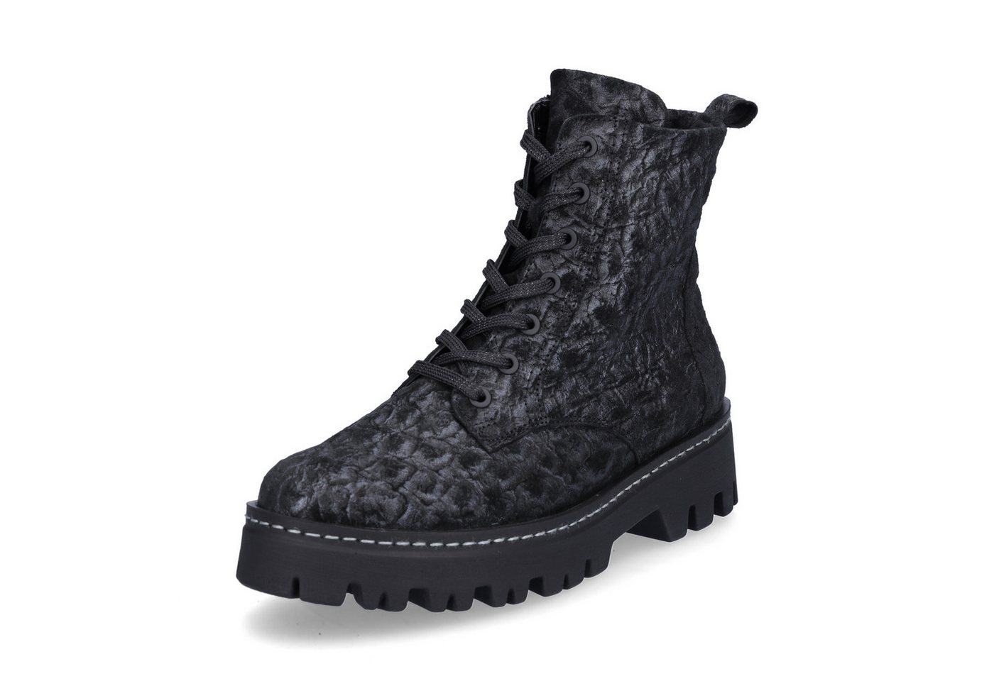 Waldläufer Damen Stiefelette London schwarz Stiefelette (schwarz)