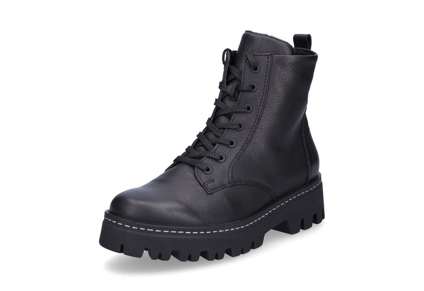 Waldläufer Damen Stiefelette London schwarz Stiefelette