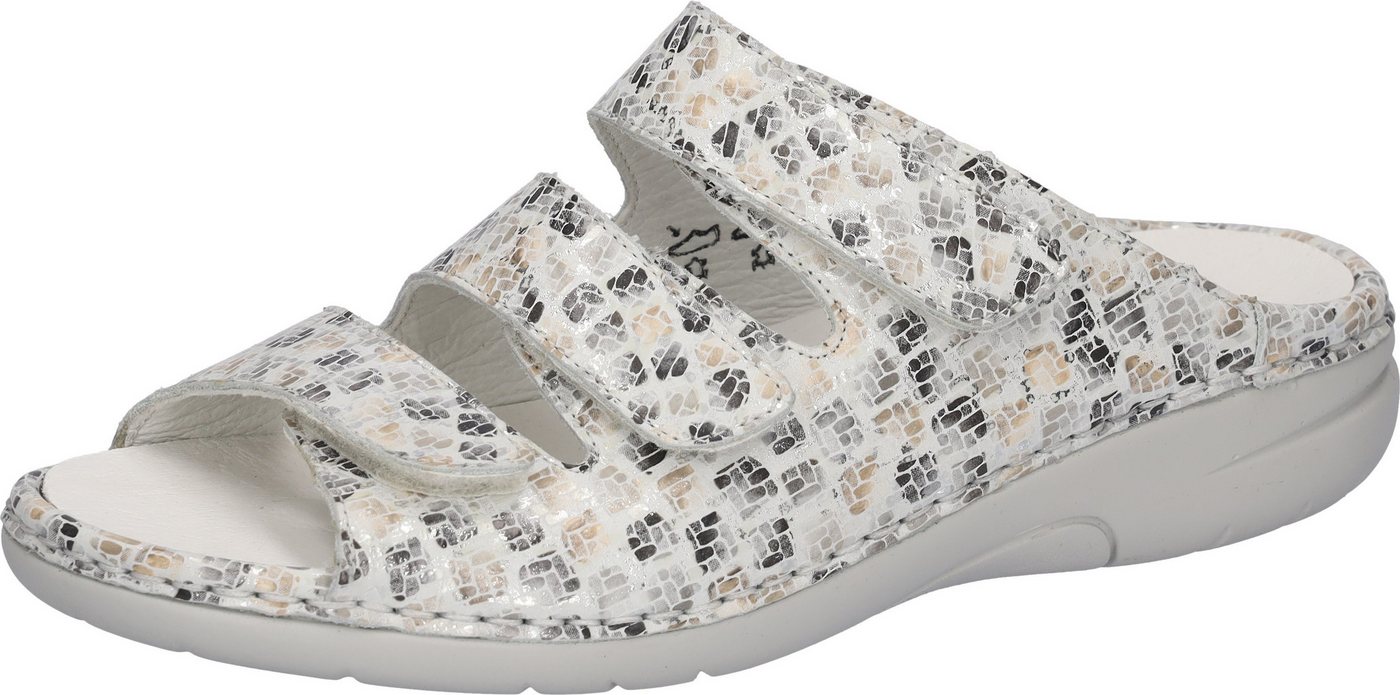 Waldläufer Gunna Pantolette, Keilabsatz, Sommerschuh, Schlappen in bequemer Schuhweite G