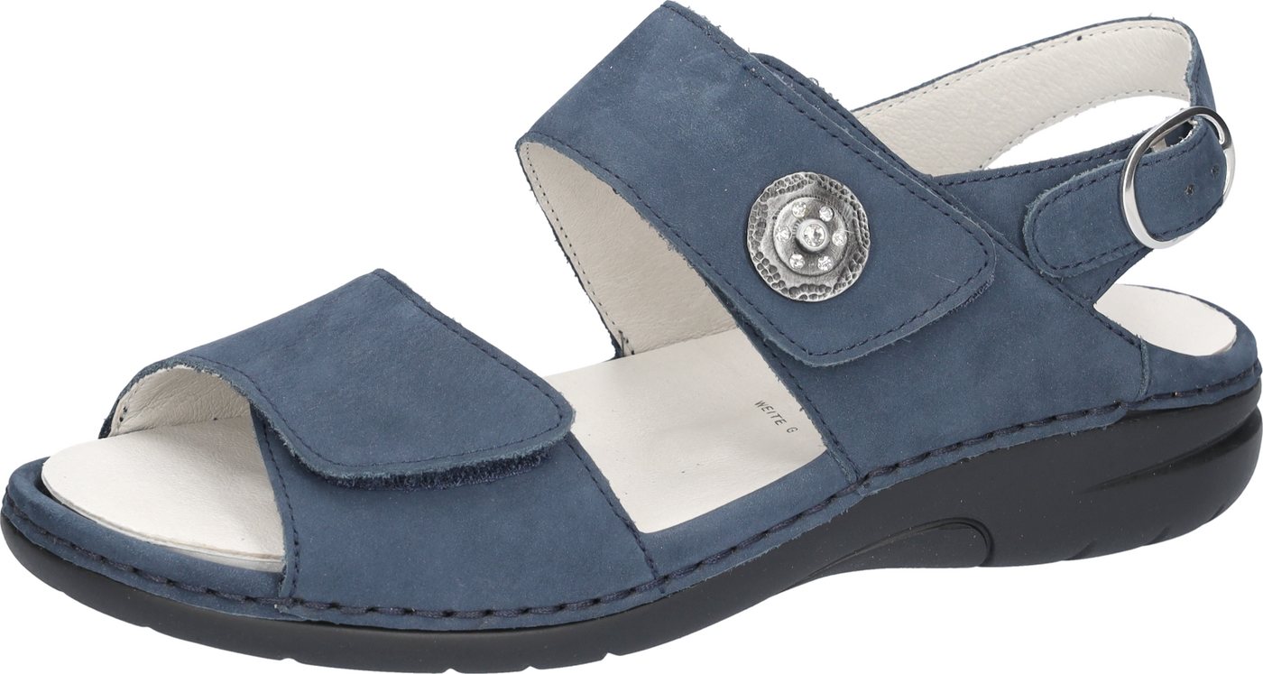 Waldläufer GUNNA Sandale Sommerschuh, Komfortschuh, Sandalette in Bequemweite G (weit) (blau)